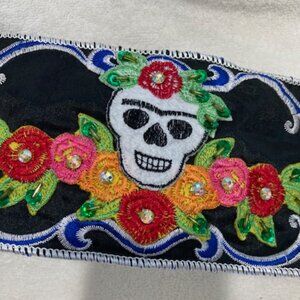 Day of the Dead Embroidered Ribbon